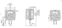 110V AC 20W-110W Electric Cooling Fan Motor for Refrigerator and Freezer Single Phase Shaded Pole Motor