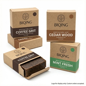 Paquete Variado Personalizado de Jabón Artesanal Orgánico para Hombre con Aroma a Pino, Coco, Barril de Madera, Bourbon y Fresh Falls, Hecho a Mano y Natural, OEM - Product Image 1