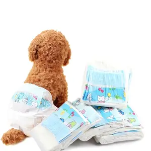 Premium Eco-friendly Super Water Absorption Pet Pee Diaper 6 sizes Dog Diaper For Male & Female Pet