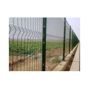 BOCN Airport Security Fencing Clear View Fence Security Steel No Climb Fence Panels
