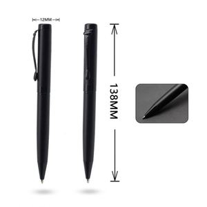 Matte Black Metal Click Ballpoint <b>Pen</b>, Minimalist Executive Signature <b>Pen</b> Custom Laser Logo for Business Corporate Office Gift - Product Image 5