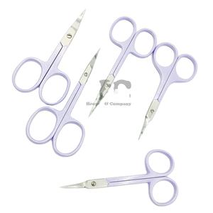 Tijeras para cutículas, tijeras de acero inoxidable con revestimiento de Color personalizado sostenible, precio de venta completo, tijeras de punta afilada, visón - Product Image 3