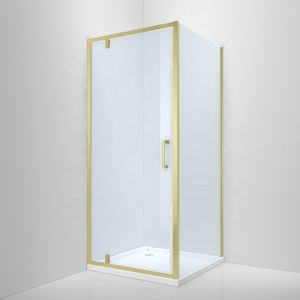 Popular Germany Swing Pivot Box Doccia Factory Direct 3 Years Warranty Shower Enclosure with Return <strong>Panel</strong> - Product Image 4