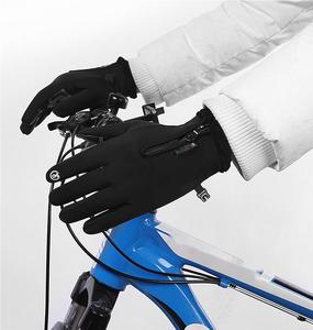 Guantes de ciclismo unisex deportivos con aislamiento de pantalla táctil y antisalpicaduras - Product Image 6