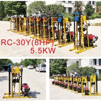 Mini Equipo de Perforación de Núcleos para Ingeniería Geotécnica, 30 m de Profundidad, Pruebas de Suelo, con Caja de Cambios y Componentes de Bomba