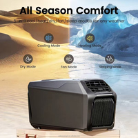 Aire Acondicionado Portátil para Tiendas de Campaña IOG-3 AC DC, Alimentado por Vehículo, Bajo Nivel de Ruido, 8000 BTU, para Camping