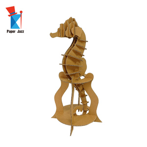 Venta caliente precio <span class=keywords><strong>de</strong></span> fábrica regalos Sea Animal serie 3D diseños personalizados 3D rompecabezas modelo <span class=keywords><strong>de</strong></span> caballito <span class=keywords><strong>de</strong></span> mar para la escuela niños y adultos - Product Image 2