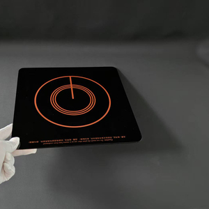 <span class=keywords><strong>Verre</strong></span> en céramique résistant aux hautes températures de feuille de <span class=keywords><strong>verre</strong></span> microcristallin noir pour la cuisinière à induction - Product Image 5