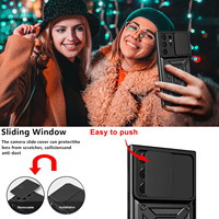 Coque Antichoc avec Support Bague pour Téléphone Portable Samsung S25 Ultra S24 S23 S22 S21 A15 A16 – Accessoire de Gros