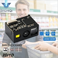 Module de scanner de codes-barres 1D 2D compact SHUNQI, moteur de lecture QR CMOS intégré pour appareils portables et intégration PDA