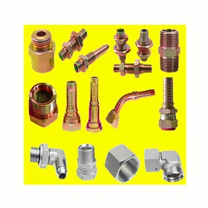 Raccordi per tubi in acciaio inossidabile parti idrauliche JIC raccordi per tubi idraulici adattatori