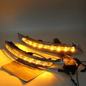Luz de circulación diurna LED Super Power de alta calidad para <span class=keywords><strong>Volvo</strong></span> <span class=keywords><strong>XC90</strong></span> 2007-<span class=keywords><strong>2013</strong></span> nuevo artículo con accesorios de luz de coche de luz amarilla - Product Image 3