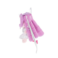 Peluche lestée personnalisée en gros avec des ailes d'ange, super douce, poupée de type Q pour enfants