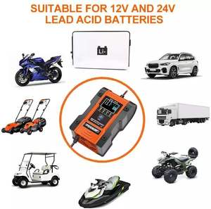 เครื่องชาร์จแบตเตอรี่12V 6A LCD <span class=keywords><strong>FOXSUR</strong></span> 12V 24V,เครื่องชาร์จแบตเตอรี่สำหรับรถยนต์เรือรถจักรยานยนต์ Pulse ซ่อม - Product Image 5