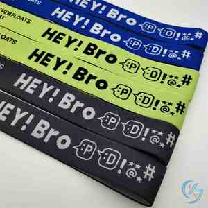 Custom Logo Woven Jacquard Elastic Band 40mm (Nylon/Spandex) Environmental Protection Custom Color for Home Textile Use - Product Image 4
