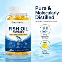 Omega 3 Vitamine E C Beren-vormige kauwtabletten supplement kauwbare fruit- en visolie gummies voor een actieve levensstijl