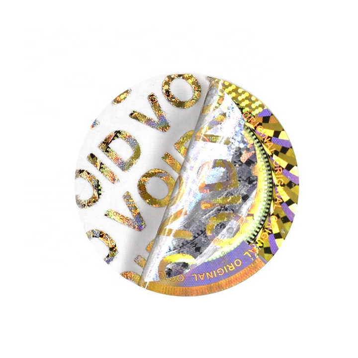 Custom Logo Printing Void Vinyl Tamp Proof Adhesive Laser 3D ...