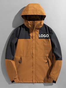Blouson Bomber Léger à Capuche 1:1 <span class=keywords><strong>North</strong></span> F Printemps Automne Coupe-Vent Imperméable Color Block Personnalisé pour Couple - Product Image 4
