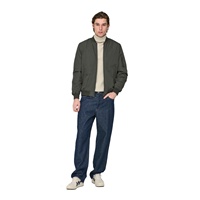 Dernier design fabriqué au Pakistan, veste bomber d'hiver pour homme à col montant, logo sur le devant, haute qualité, coupe-vent, 2026