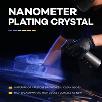 Vente en gros de cire liquide cristalline nanoplastifiée 500 ml, revêtement de peinture automobile nano amphibie sèche et humide, spray C-16