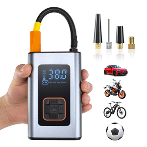 Compresor de Aire Eléctrico Portátil de 180 PSI con Manómetro para Neumáticos de Auto, Bicicleta, SUV e Inflador para Motocicleta - Product Image 2