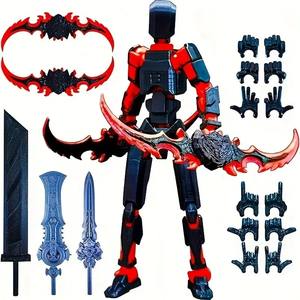 Figur Aksi Robot Titan T13 Berkualitas Tinggi, Dicetak <span class=keywords><strong>3D</strong></span>, Bahan PP untuk Penggemar Game dan Kolektor, Figur Cetak <span class=keywords><strong>3D</strong></span> PLA - Product Image 5