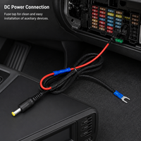 Faisceau de câblage pour fusible automobile DC5521, 50 cm, câble d'alimentation CC isolé en PVC pour la rénovation de véhicules