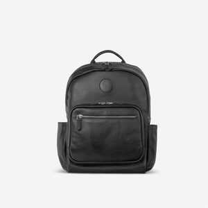 Low Price Genuine <b>Leather</b> <b>Backpack</b> Unisex Softback Minimalist Design Zipper Closure Daily <b>Large</b> Capacity <b>Backpack</b> - Product Image 1