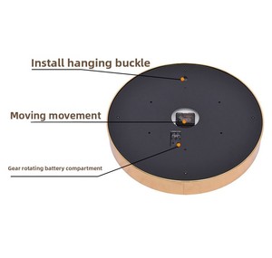 <span class=keywords><strong>Orologio</strong></span> da <span class=keywords><strong>Parete</strong></span> in Metallo Rotondo Creativo Retrò Americano di Alta Gamma 45cm con <span class=keywords><strong>Ingranaggi</strong></span> Dinamici per Arredamento Casa <span class=keywords><strong>Orologio</strong></span> da <span class=keywords><strong>Parete</strong></span> Silenzioso con <span class=keywords><strong>Ingranaggi</strong></span> Mobili Stile Antico - Product Image 5