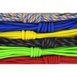 PARACORD SET 4 MM, 6 COLORS X 2,6 M for paraSurvival Outdoor Paracord Bracelet