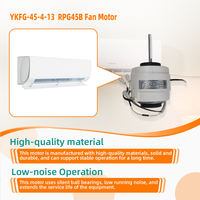 Motor de Ventilador Eléctrico Industrial para Interiores YKFG-45-4-13, AC220-240V 60Hz RPG45B 0.4A 1340RPM 45W CCW BCL 4 Polos, Metálico, para Hogar/Comercial