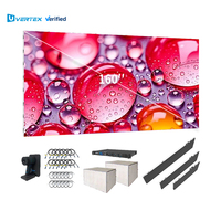 Nouvel écran LED intérieur ultra-fin en aluminium moulé sous pression à économie d'énergie P1.56 1.95 1000 * 250 mm ultra-clair pour cinéma maison