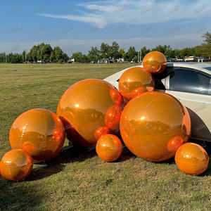 Zhenmei 1M Gigante Espejo Esfera Globo Inflable Publicidad Inflables <span class=keywords><strong>en</strong></span> Plata Blanco Negro Azul Verde Rojo Naranja Púrpura - Product Image 3