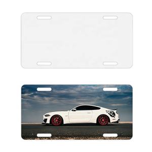 Placas de Matrícula de Sublimación al por Mayor Prosub, Impresión Personalizada en Blanco, Placas de Matrícula de Aluminio para Sublimación de 3''*6'' - Product Image 4