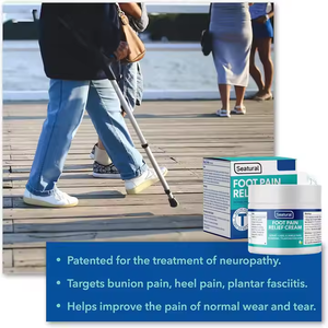 Crema para aliviar el dolor <span class=keywords><strong>de</strong></span> espolón del talón del pie <span class=keywords><strong>de</strong></span> máxima fuerza, crema para fascitis, alivio calmante para quemar el hormigueo - Product Image 4