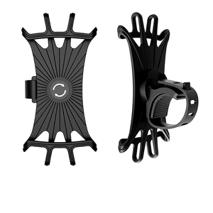 Xe đạp điện thoại đứng Silicone phổ có thể điều chỉnh xe máy tay lái núi Xe đạp điện thoại di động chủ - Product Image 1