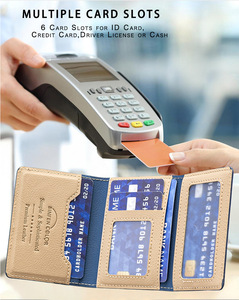 Double Color Mobile <strong>Phone</strong> Magnetic Card Pocket <strong>Phone</strong> <strong>Case</strong> Folding <strong>Wallet</strong> Card Bags for iPhone 17 16 15 14 - Product Image 4