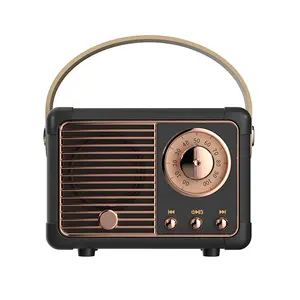 Vintage High Power Generatie Doek Subwoofer Outdoor Audio Draagbare Bluetooth Speaker Geschikt Voor Boombox 3 Draagbare Speaker