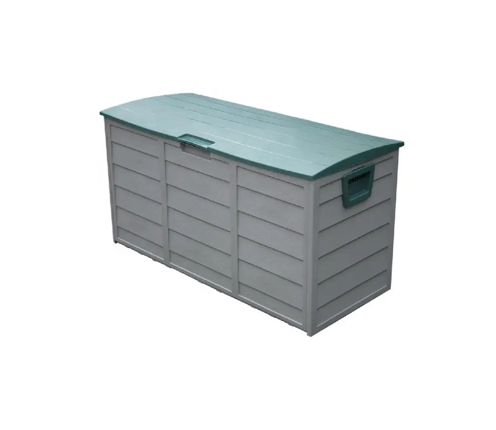 green storage boxes