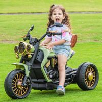 Factory Direct Kids Electric Trike | Retro Ride-on Motorcycle with LED Lights & Music Player