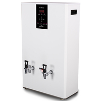 Chauffe-eau électrique automatique 30L en acier inoxydable avec fonction maintien au chaud, pour usage commercial et domestique, machine à thé au lait