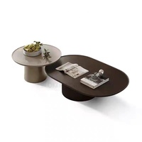 Table basse en bois de style européen moderne OKi CT150 pour salon, meubles de maison