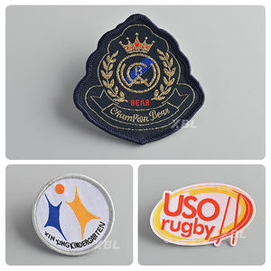 कस्टम कपड़े बुना हुआ पैच कस्टम गुणवत्ता परिधान कपड़े बुना हुआ बैज पैच लेबल - Product Image 4