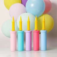 Pompe à ballons manuelle portable de haute qualité de 10 pouces, gonfleur d'air de petite taille pour gonfler les ballons de fête de Noël