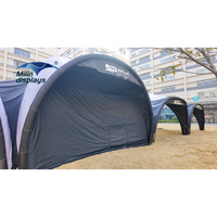 Tente dôme gonflable à impression personnalisée reliant l'auvent Gazebo pour Moto Sport Cyclisme Événement en plein air