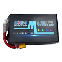 Аккумулятор LiPo Molipo HR06300 6SC 22.2V 40000mAh с высокой скоростью разряда для FPV-дронов, лодок и игрушек