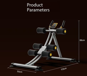 Offerta imperdibile: Macchina Addominale Multifunzione Runch Coaster con Display Digitale, Pieghevole, per Allenamento Core a Casa e in <span class=keywords><strong>Palestra</strong></span> - Product Image 4