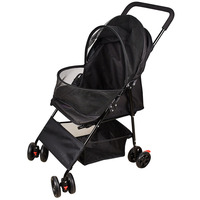 Poussette pour chien pas chère en gros, transporteur pour animaux de compagnie, poussette pour petits animaux à 4 roues, pliable, pour chat, petit chien