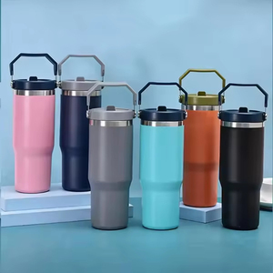 Stainless Steel Travel Tumbler Double Wall Insulated Water Bottle 620ml 950ml Vacuum <strong>Flask</strong> Thermal Cup <strong>for</strong> <strong>Hot</strong> Cold <strong>Drinks</strong> - Product Image 2