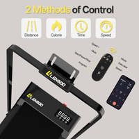 Caminadora Eléctrica Plegable para el Hogar, Mini Caminadora Ajustable con Inclinación Manual, Pantalla LED de Calorías, para Oficina y Apartamento